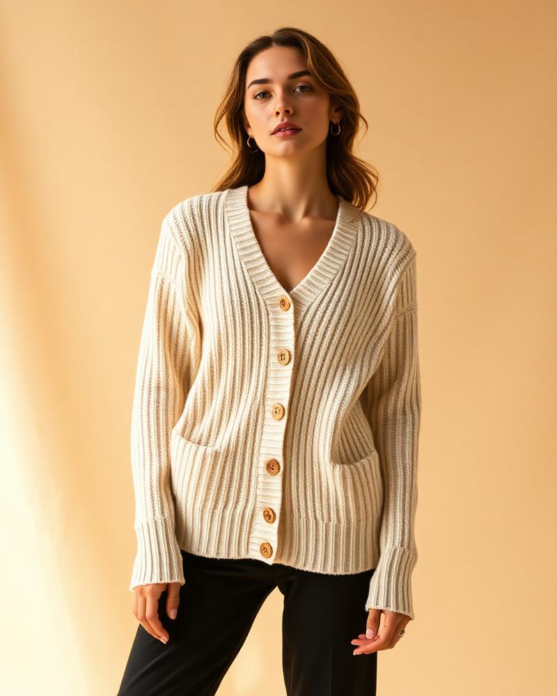 Marlow Ribbed Cardigan